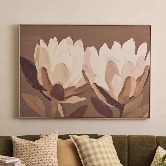 Floral Life Protea Duo Canvas