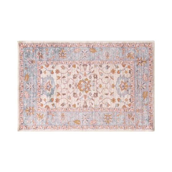 World's Softest Blue Haze Washable Indoor Mat