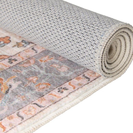 World's Softest Blue Haze Washable Rug Runner