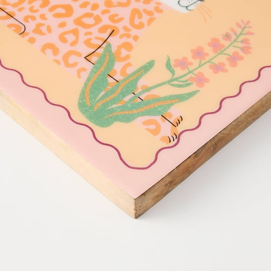 Jungle Party Arch Timber Wall Tile