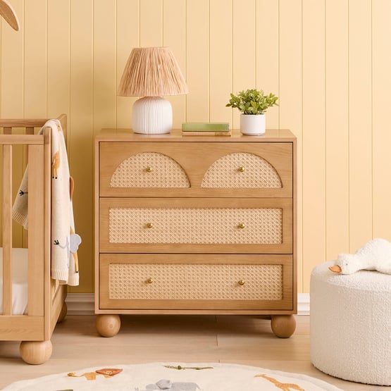 Beau Natural Rattan Chest of Drawers