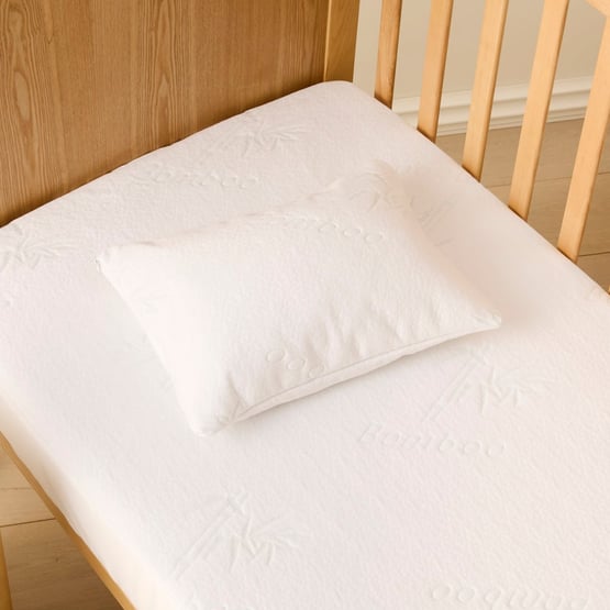 Nursery Bamboo Waterproof Cot Pillow Protector