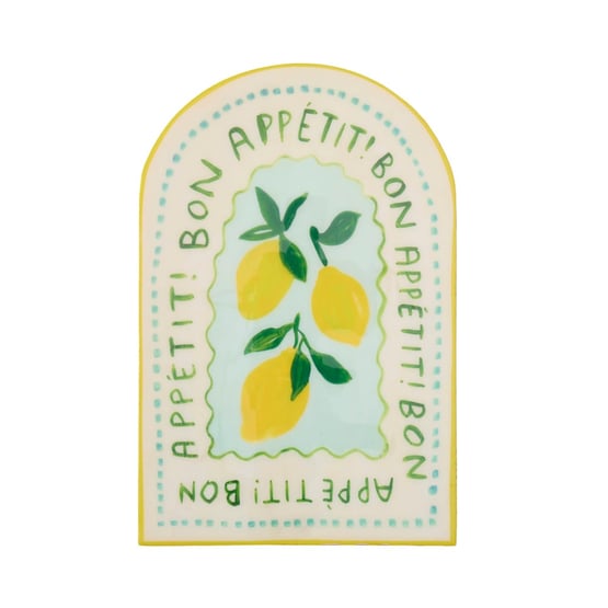 Quote Bon Appetit Lemons Timber Wall Art
