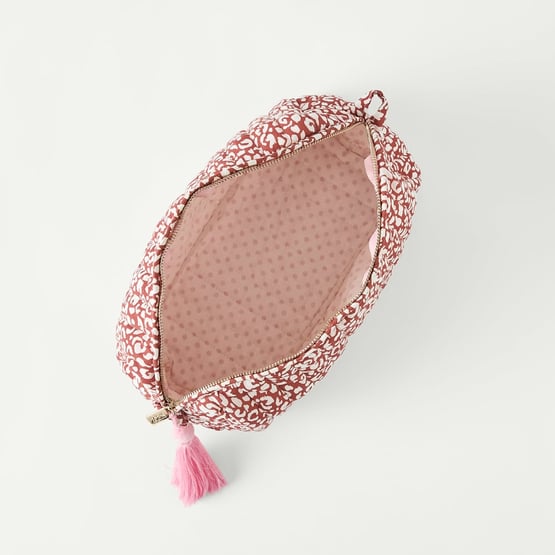 Sorrento Leopard Cosmetic Bag