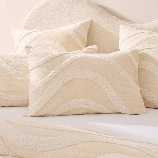 Capri Chai Tufted Pillowcases