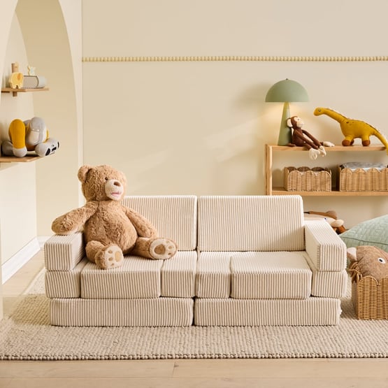 Cord Natural Play Sofa Set