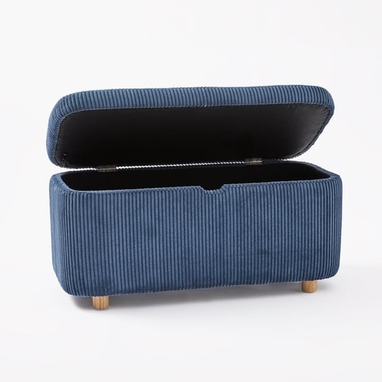 Kai Cord Blue Blanket Box