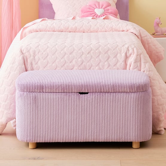 Kai Lilac Cord Blanket Box