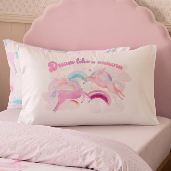 Dream Like A Unicorn Text Pillowcase
