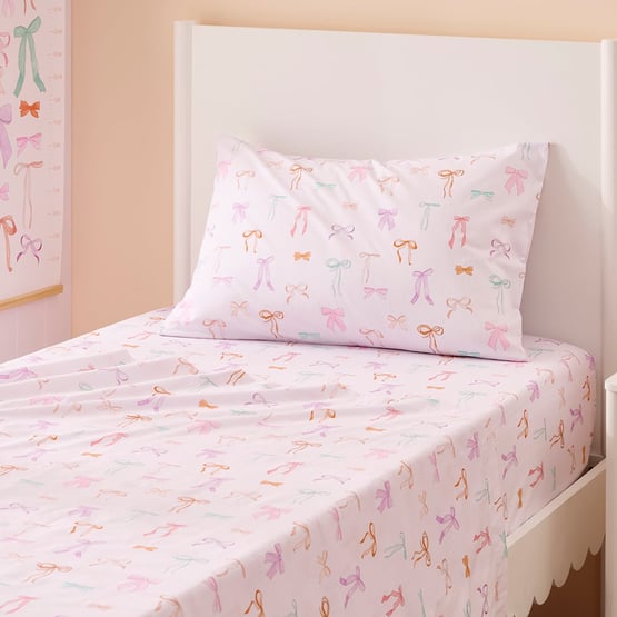 Pretty Bows Multi Stripe Sheet Set