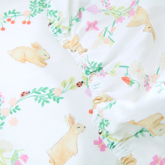 Floral Bunny Sheet 2pk