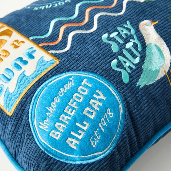 Surf Life Balance Navy Cushion