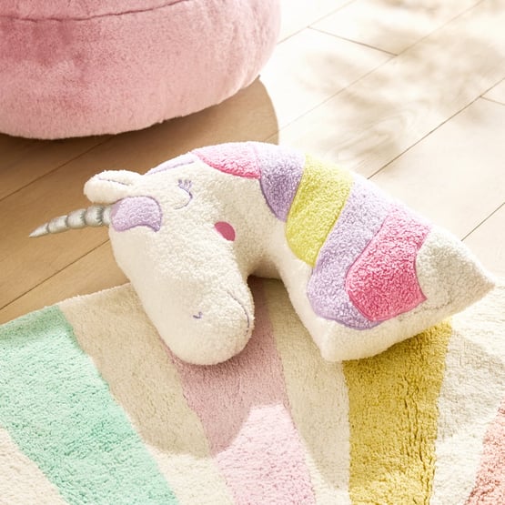 Penelope Rainbow Unicorn Cushion