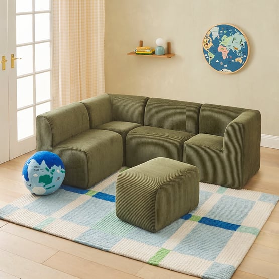 Forest Green Mini Modular Lounge