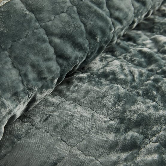 Cliveden Cypress Velvet Quilted Quilt Cover Separates