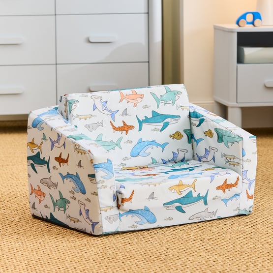 Shark Faces Flip Out Sofa