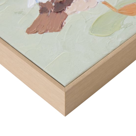 Birdhouse Dahlia Duck Canvas