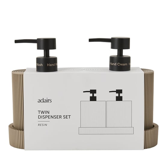 Mocha Twin Dispenser Set
