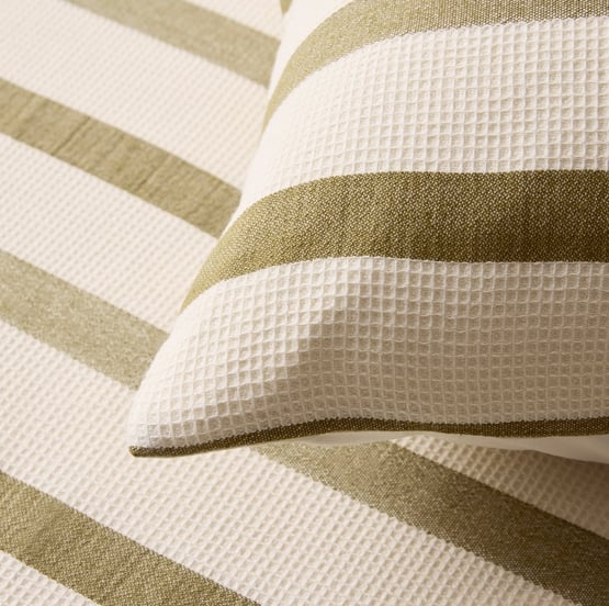 Flynn Waffle Forest Quilt Cover Set