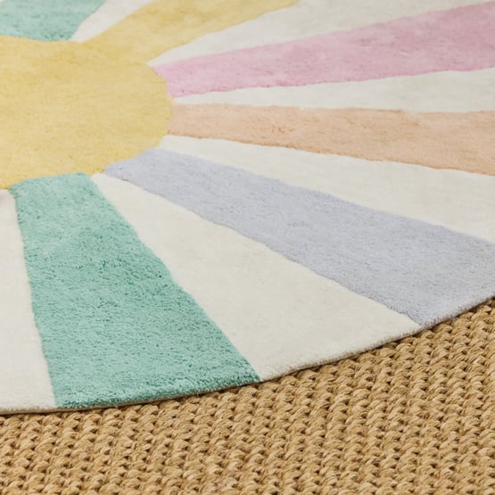 Rainbow Sun Rug