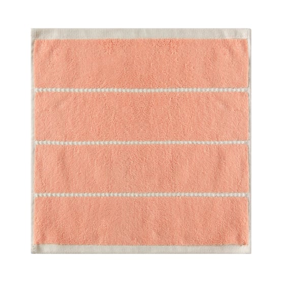 Bethany Coral Stripe Towel Range