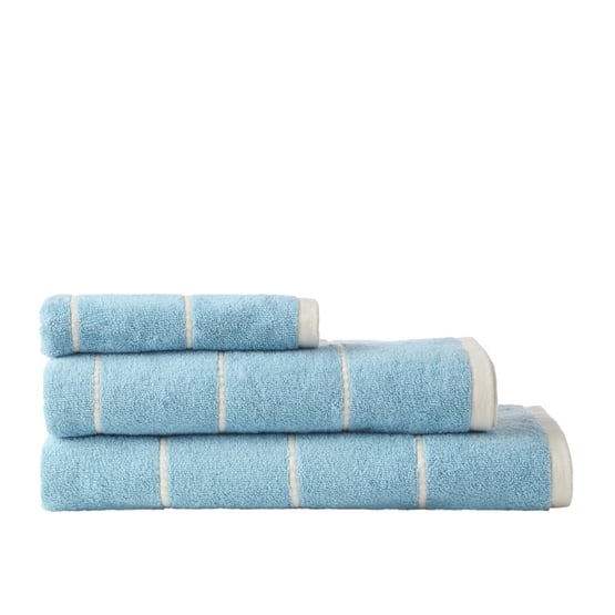 Bethany Sky Blue Stripe Towel Range