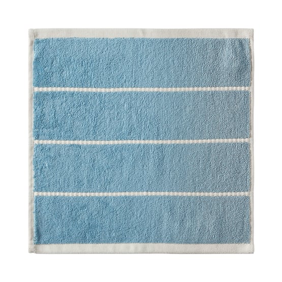 Bethany Sky Blue Stripe Towel Range