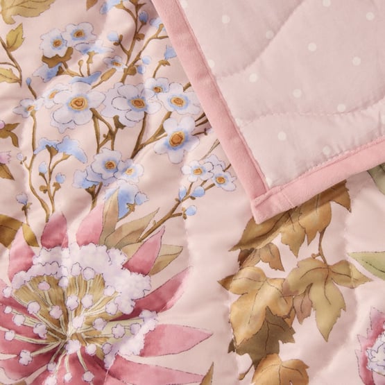 Fleur Harris Woodlands Quilted Velvet Sleeping Bag