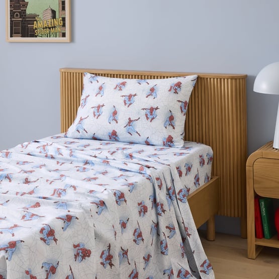 Marvel The Adventures of Spider-Man Blue Sheet Set