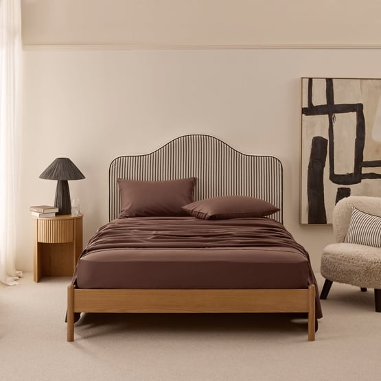 Bamboo Cotton Chocolate Sheet Set