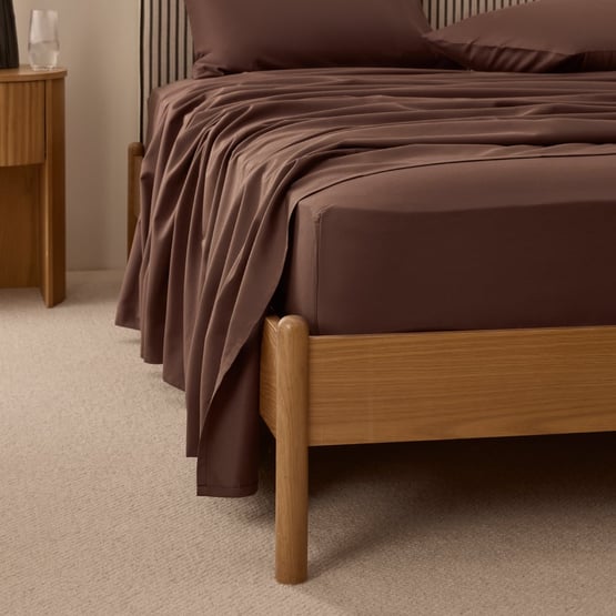 Bamboo Cotton Chocolate Sheet Set