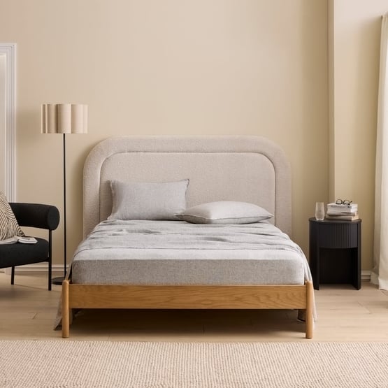 Vintage Washed Linen Salt & Pepper Sheet Separates