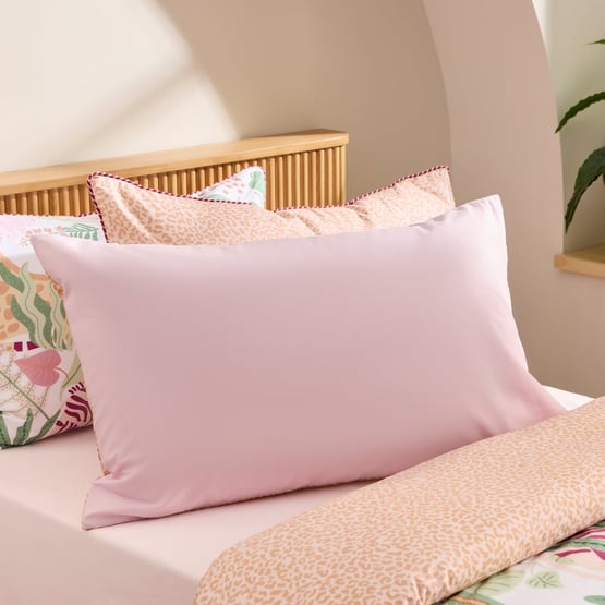 A Little Bit Wild Text Pillowcase