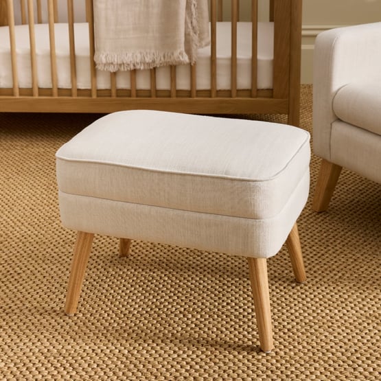 Hamilton 2 in 1 Natural Nursery Foot Stool
