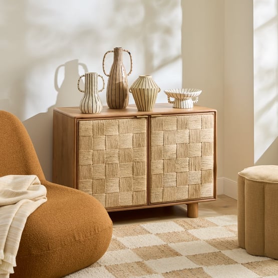 Savannah Walnut 2 Door Sideboard