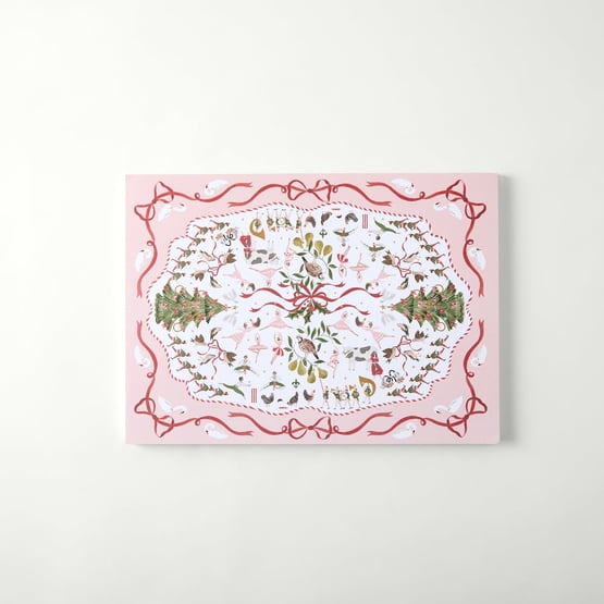 Festive 12 Days of Christmas Paper Placemat Pack of 50