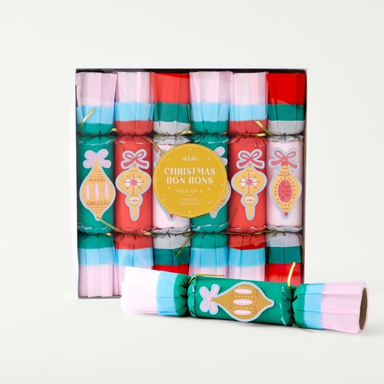 Vintage Christmas Bon Bons Pack of 6