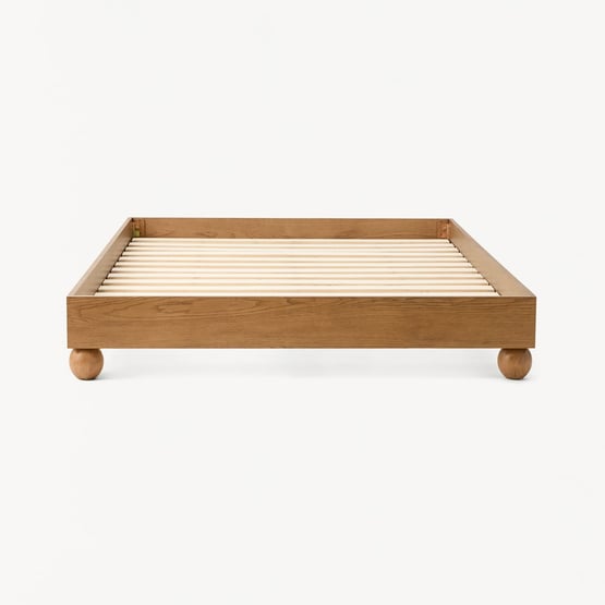 Cisco Walnut Timber Bed Base