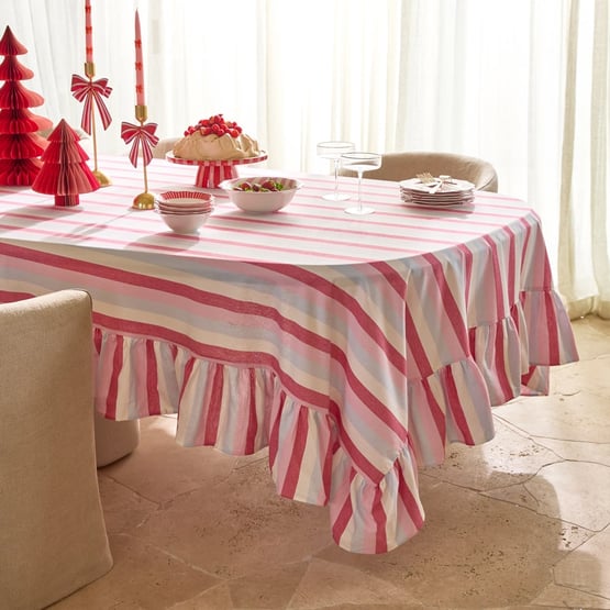 Vintage Christmas Tablecloth