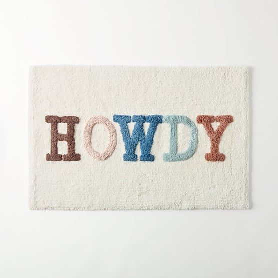 Howdy Natural Multi Bath Mat