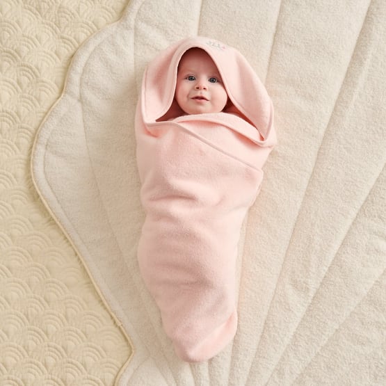 Australian Cotton Pink Butterfly Hooded Towel