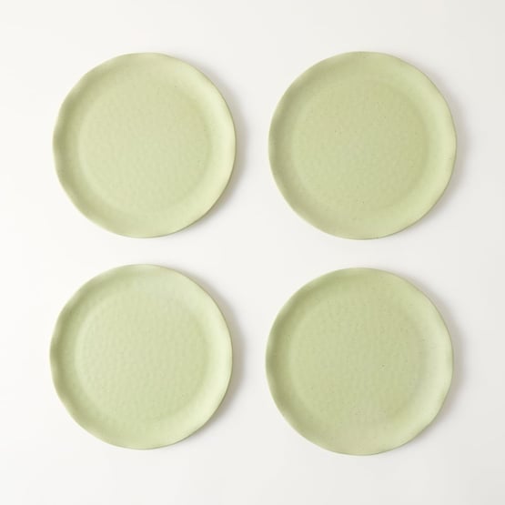 Catalina Lemongrass Bamboo Dinner Plate Set of 4