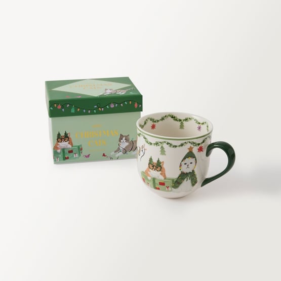 Meowy Christmas Mug
