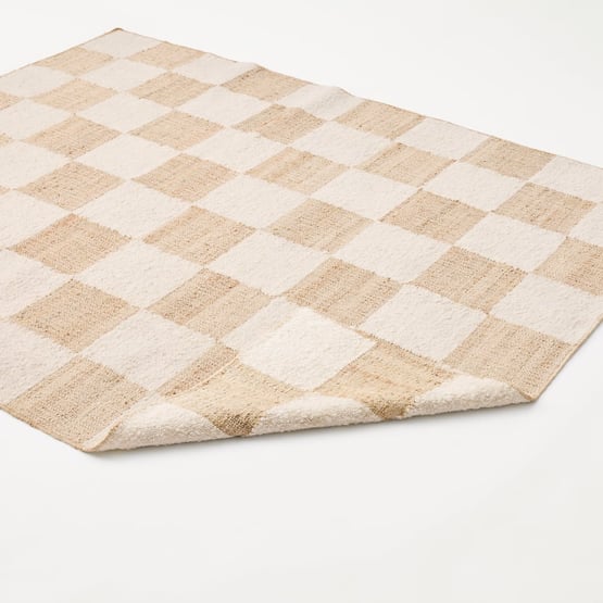 Perry Natural Check Rug