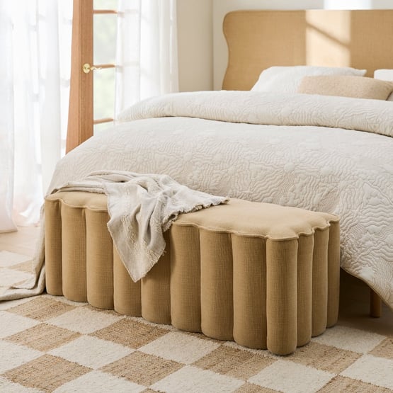 Della Sesame Bench Seat