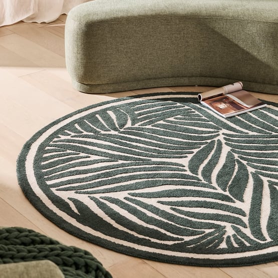 Natures Resort Natural & Forest Round Rug
