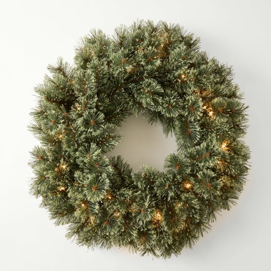 Pine Cashmere Large LED Wreath