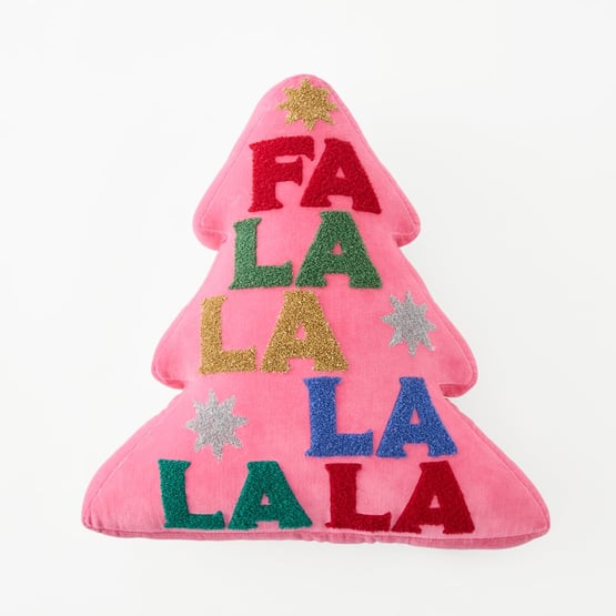 Festive Falala Brights Tree Cushion