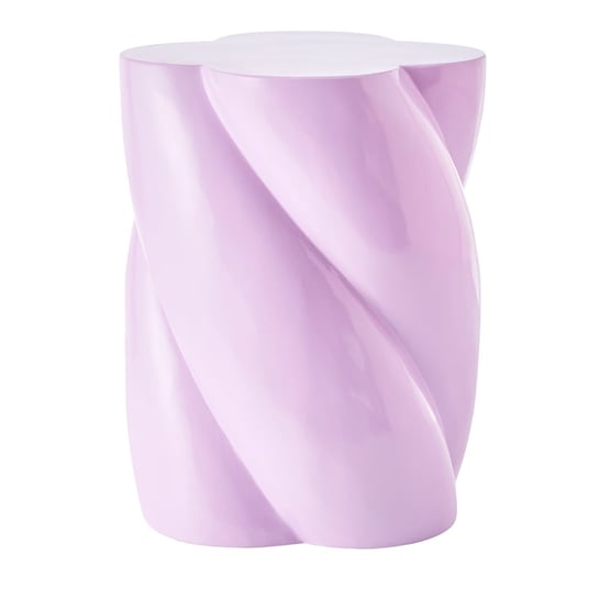 Tito Lilac Twisty Side Table