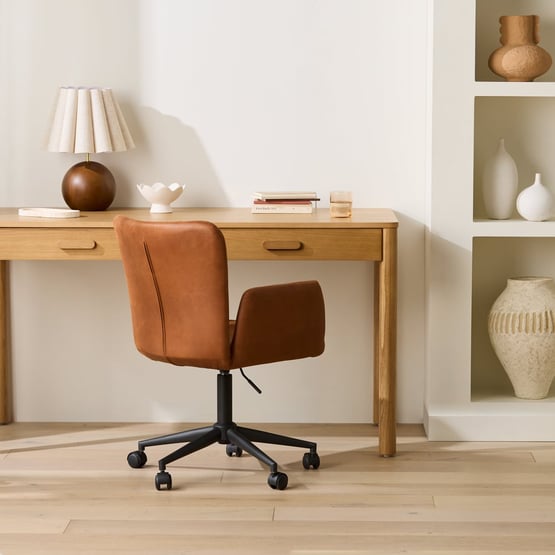 Dante Brandy Desk Chair